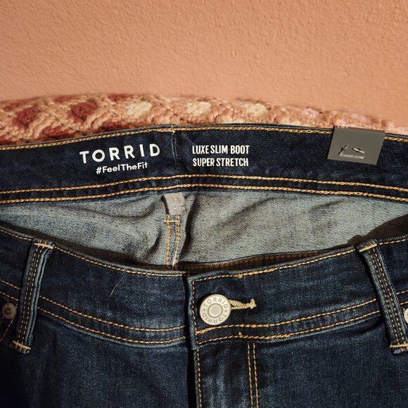 Torrid Dark Blue Jeans - 18T - Picture 2 of 3